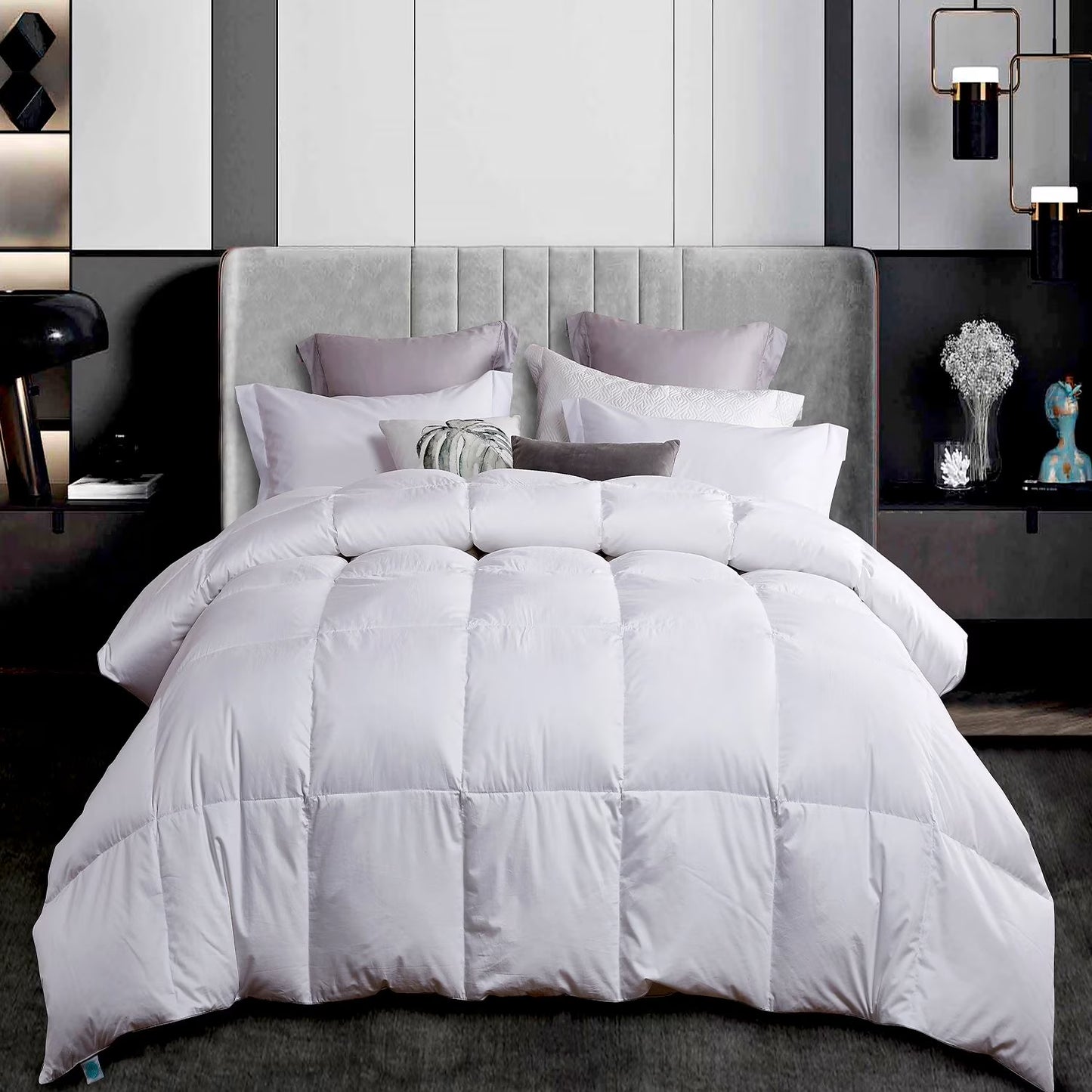300-Thread-Count White Down Comforter