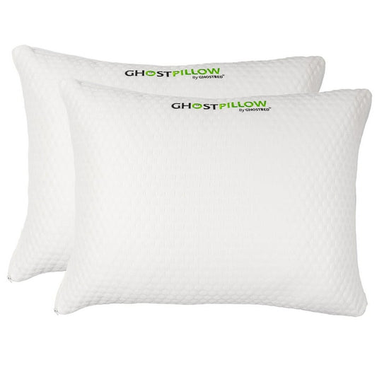 GhostBed 2-Pack Shredded Memory Foam Pillow, Assorted Sizes