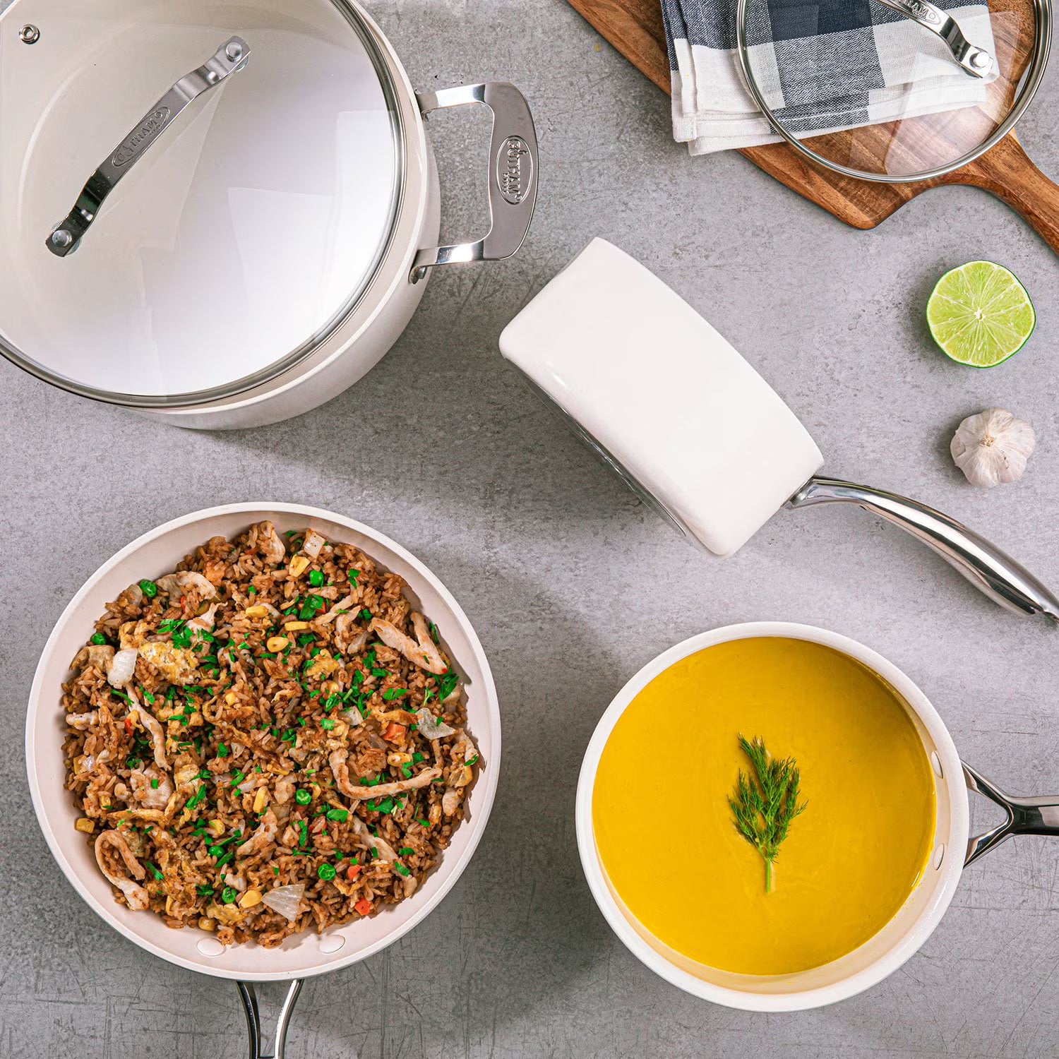 Gotham Steel Natural Collection 15-Piece Cookware Set - Thumbnail 3