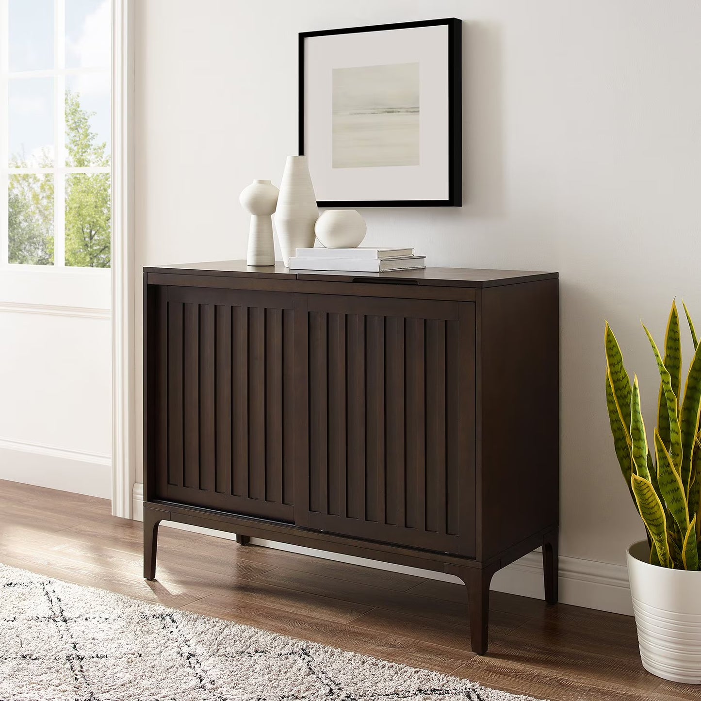 Asher Record Storage Sideboard