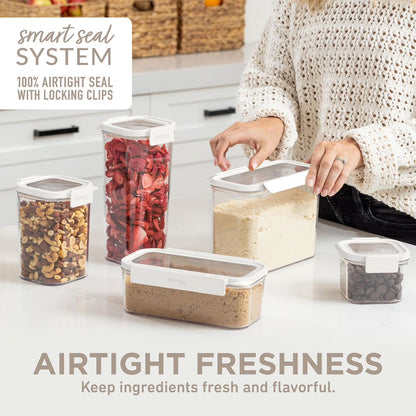 10-Piece Pantry Airtight Dry Food Storage Containers