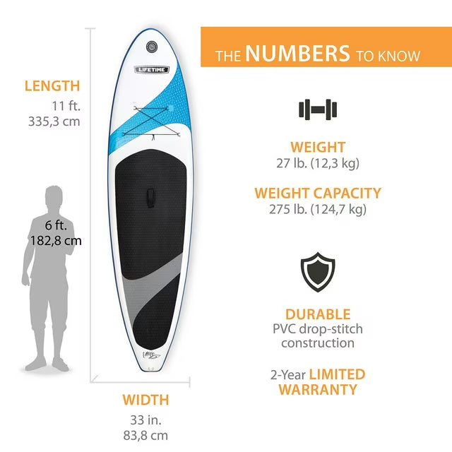 Vista 110 Inflatable Stand-Up Paddleboard