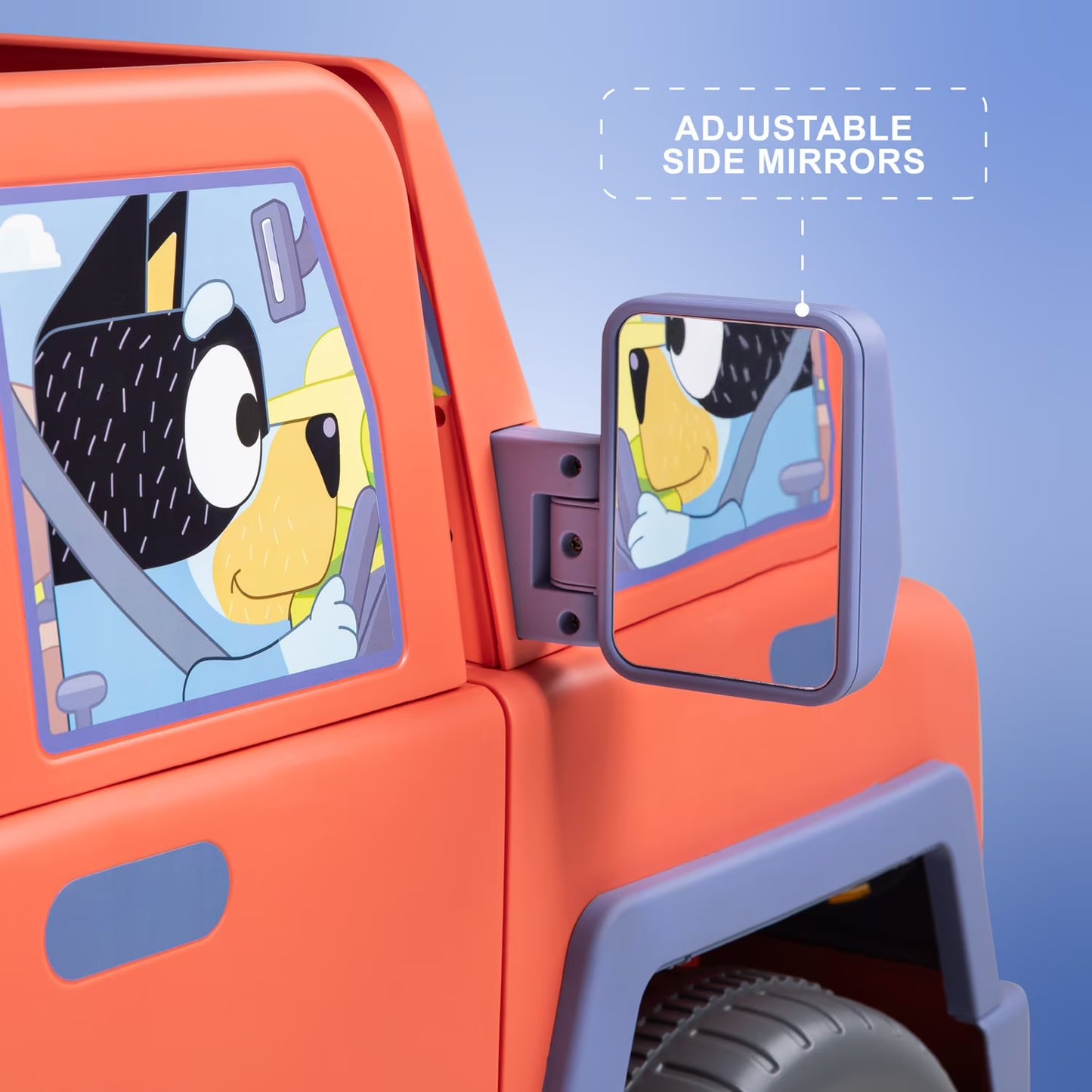 Bluey Heeler Family Vehicle 12-Volt Battery Powered Ride-On