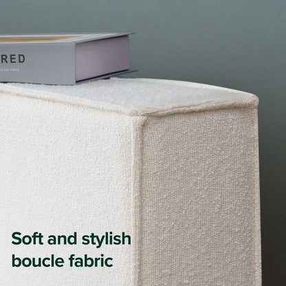 ZINUS Night Therapy Boucle Platform Bed Frame With Lifting Storage