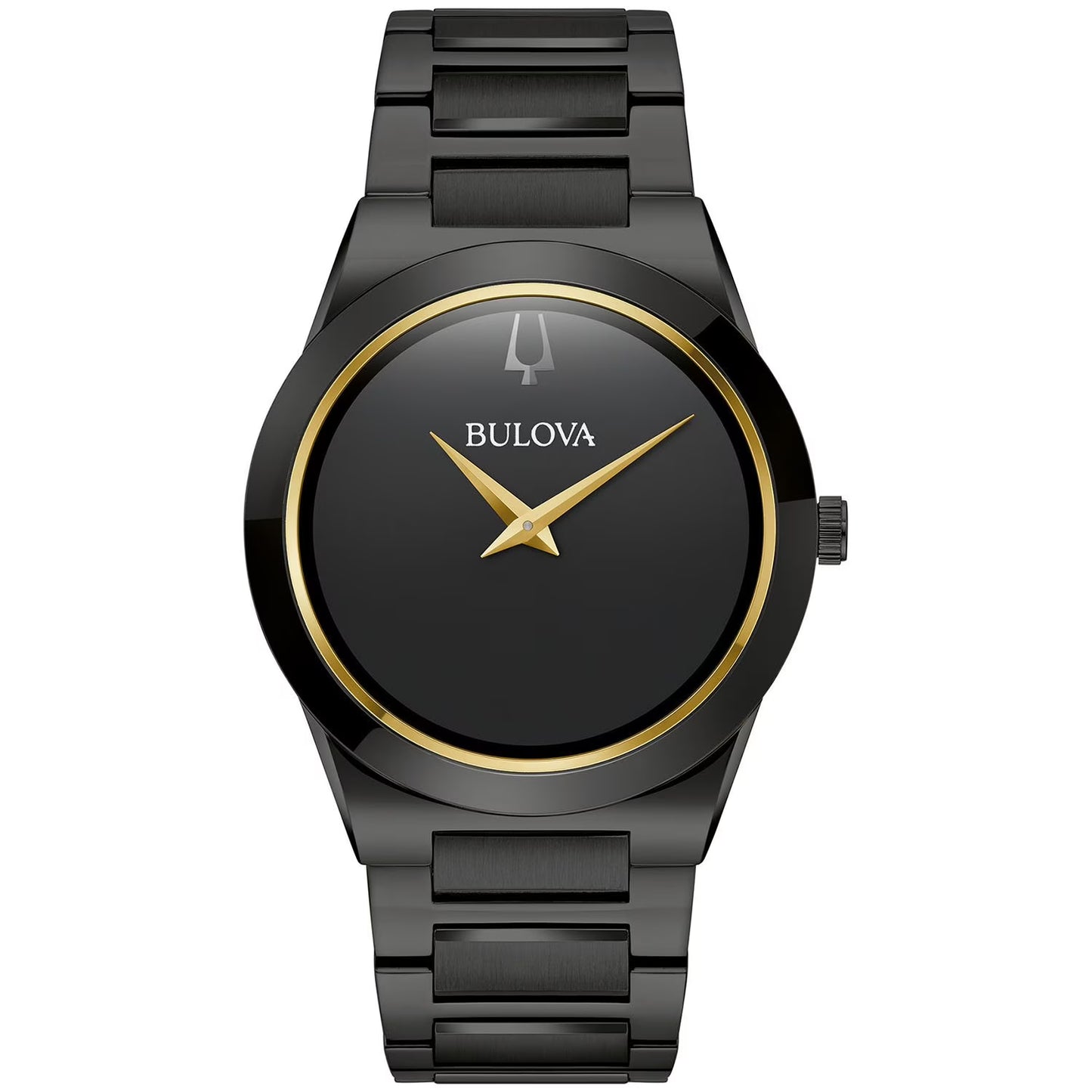 Modern Black Ion Plated Bracelet Watch, 41mm