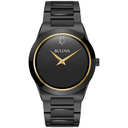 Modern Black Ion Plated Bracelet Watch, 41mm