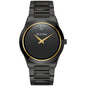 Modern Black Ion Plated Bracelet Watch, 41mm