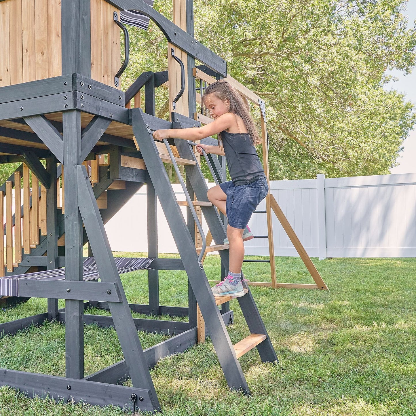 Backyard Discovery Oceanview II Cedar Wood Swing Set