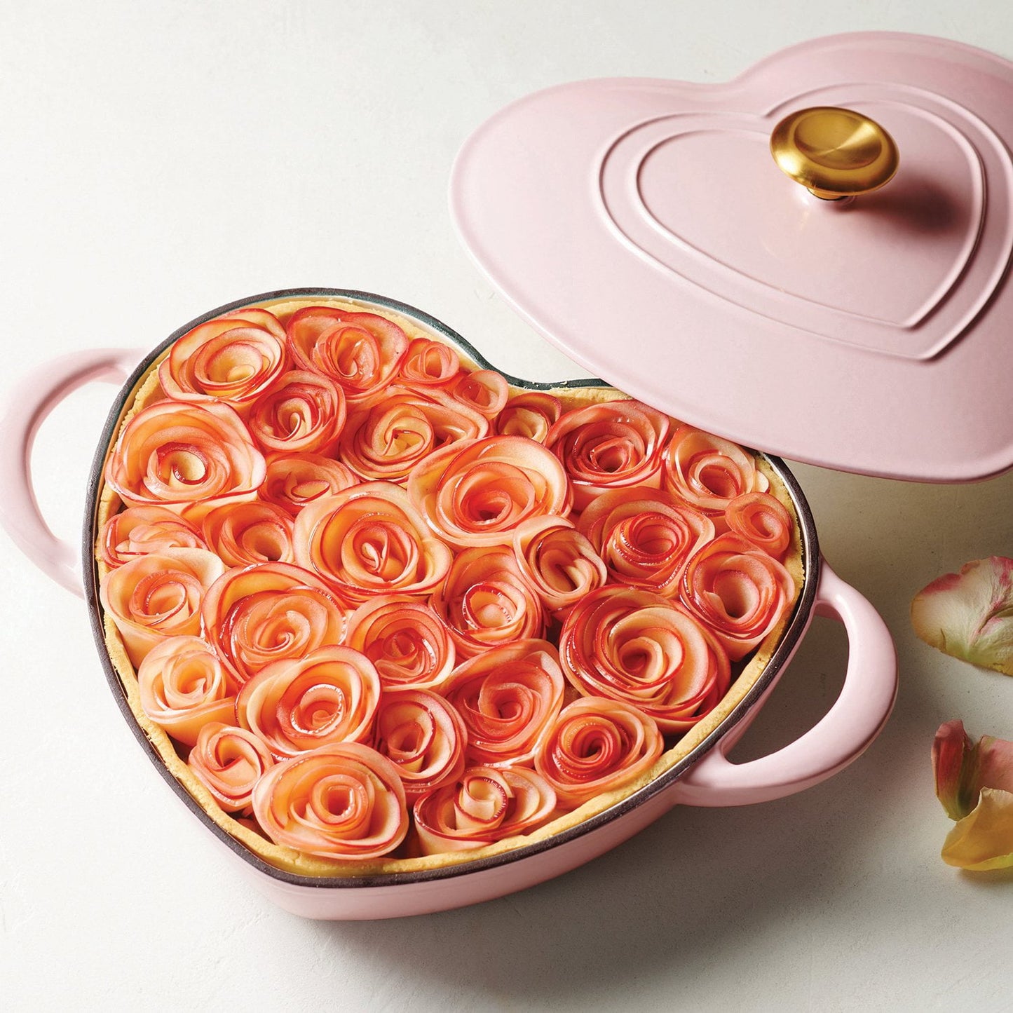 Tramontina 3-Quart Heart Shape Enameled Cast Iron Dutch Oven