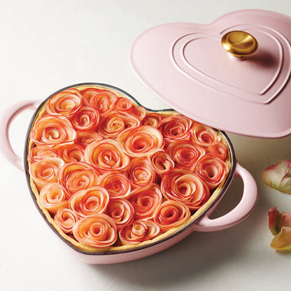 Tramontina 3-Quart Heart Shape Enameled Cast Iron Dutch Oven