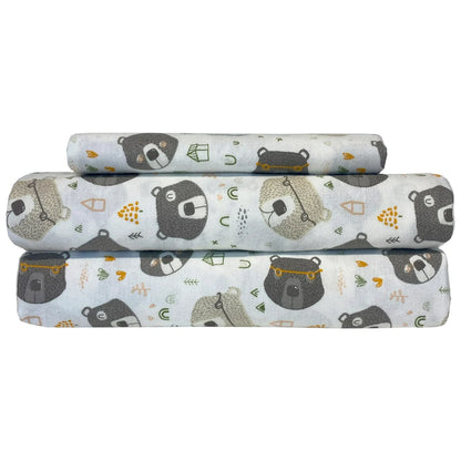 Portuguese Flannel Sheet Set, Twin -  3-piece