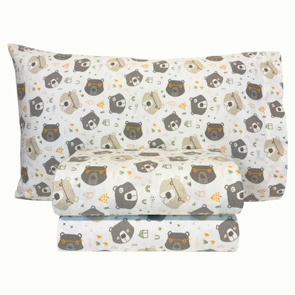 Portuguese Flannel Sheet Set, Twin -  3-piece