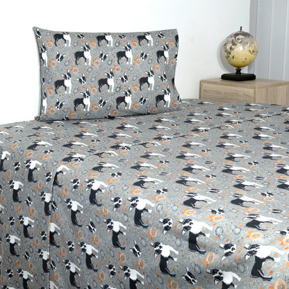 Portuguese Flannel Sheet Set, Twin -  3-piece