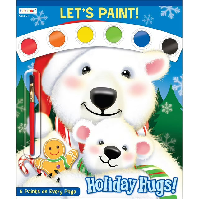 Bendon's Christmas Paint with Water Palette Activity Book