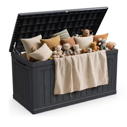 230 Gal. Outdoor Deck Box-Waterproof Resin Storage