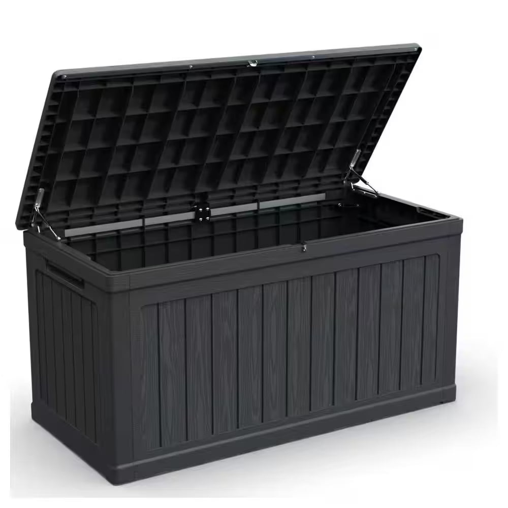 230 Gal. Outdoor Deck Box-Waterproof Resin Storage