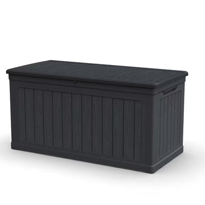230 Gal. Outdoor Deck Box-Waterproof Resin Storage