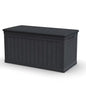 230 Gal. Outdoor Deck Box-Waterproof Resin Storage