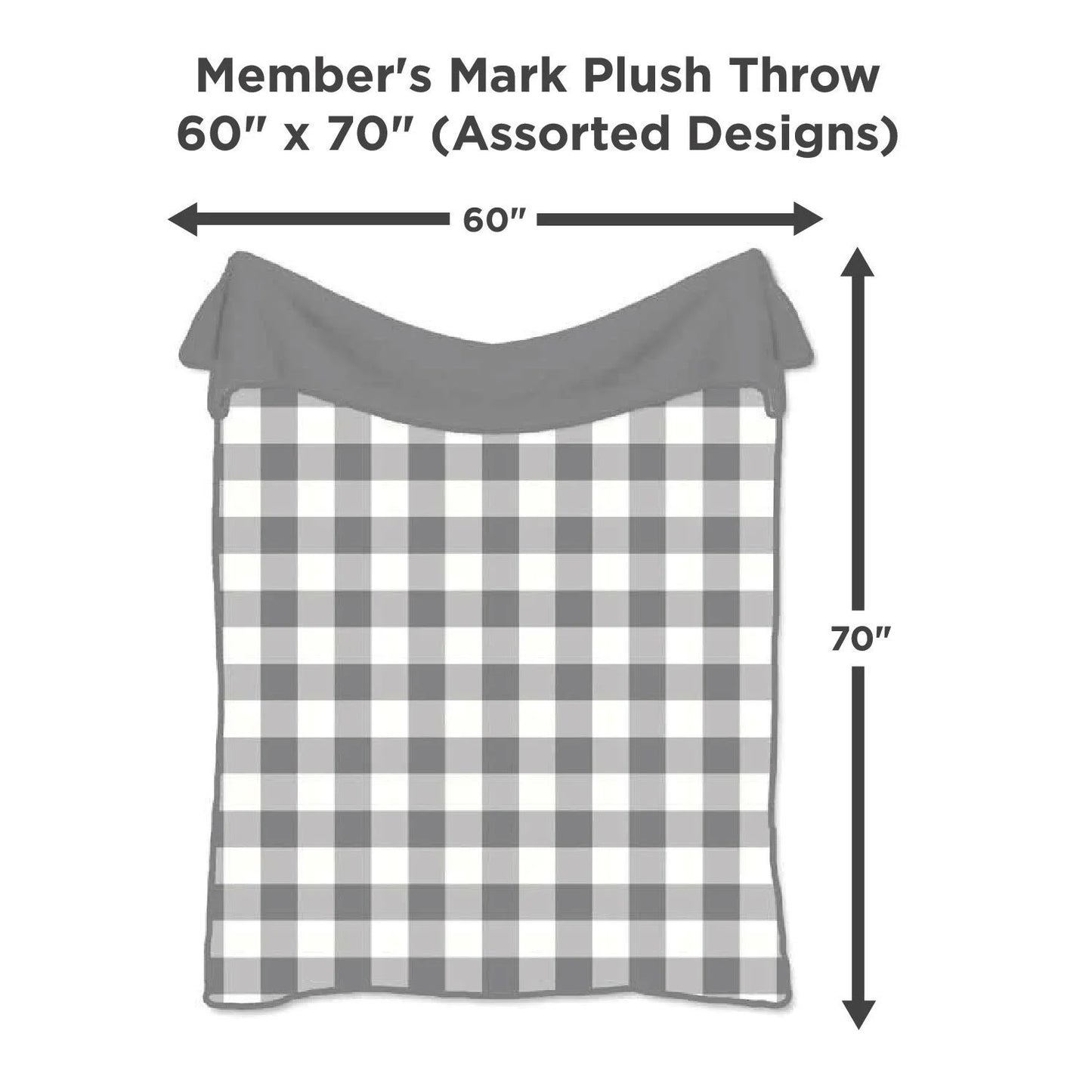 Plush Throw -  60"x70"