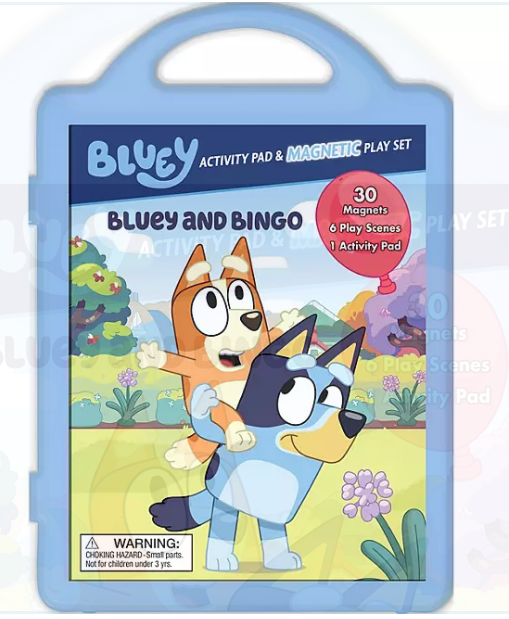 Magnetic Play Set: Bluey and Bingo, Mixed Media