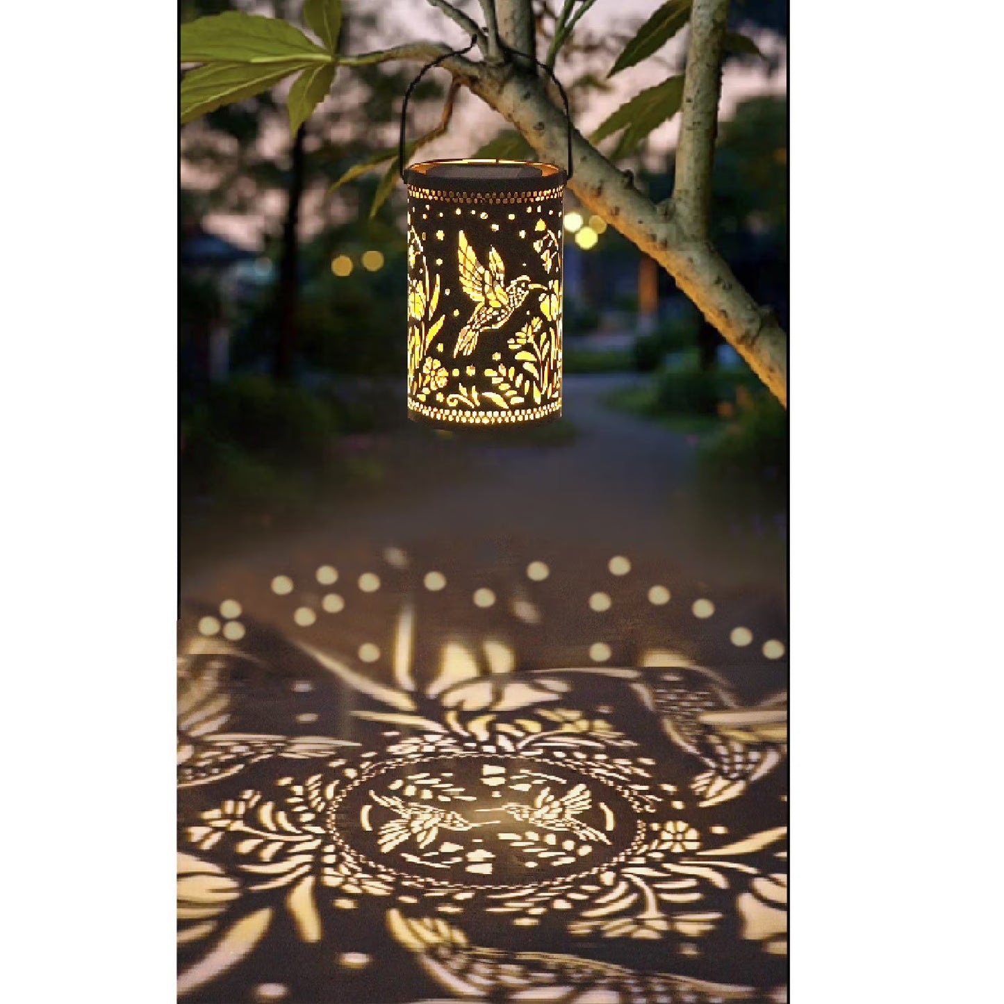 Forest Trio Solar Lanterns, 3-Pack