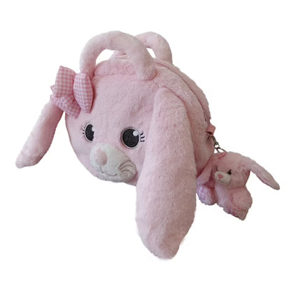 4-in-1 Plush Pet Bag with Keychain