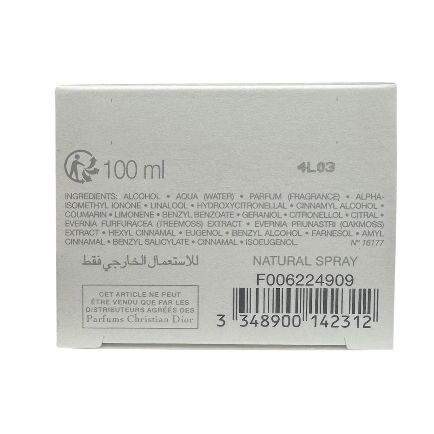 Miss Dior Eau de Toilette Originale, 3.4oz