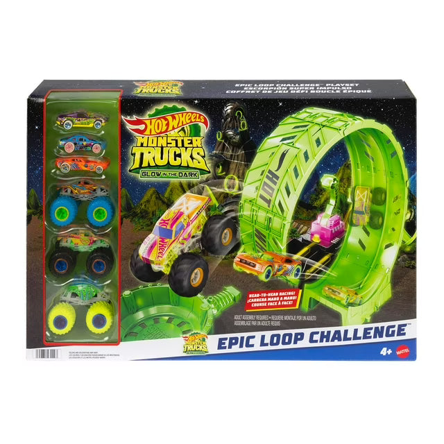 Monster Trucks Glow in the Dark Epic Loop Challenge Playset
