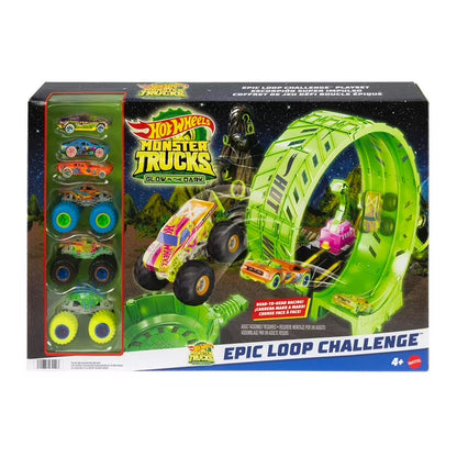 Monster Trucks Glow in the Dark Epic Loop Challenge Playset