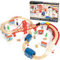 60 Piece Wooden Train Set