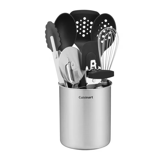 10-Piece Primary Tool & Gadget Set with Stainless Steel Crock