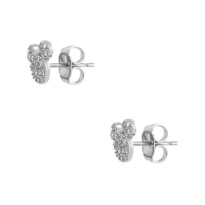 Disney Diamond Earrings in 14K White Gold