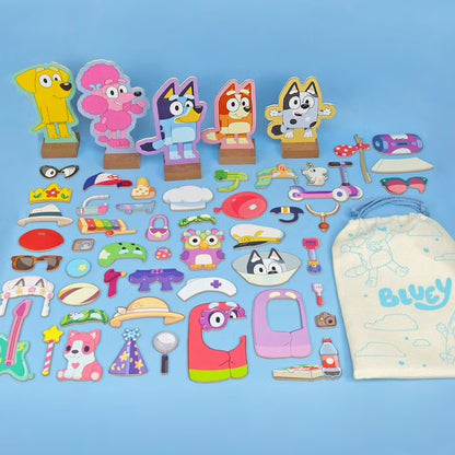 Wooden Magnetic Playset