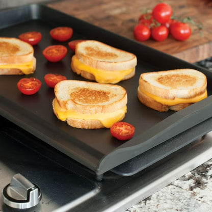 Ceramic Nonstick Double Backsplash Griddle