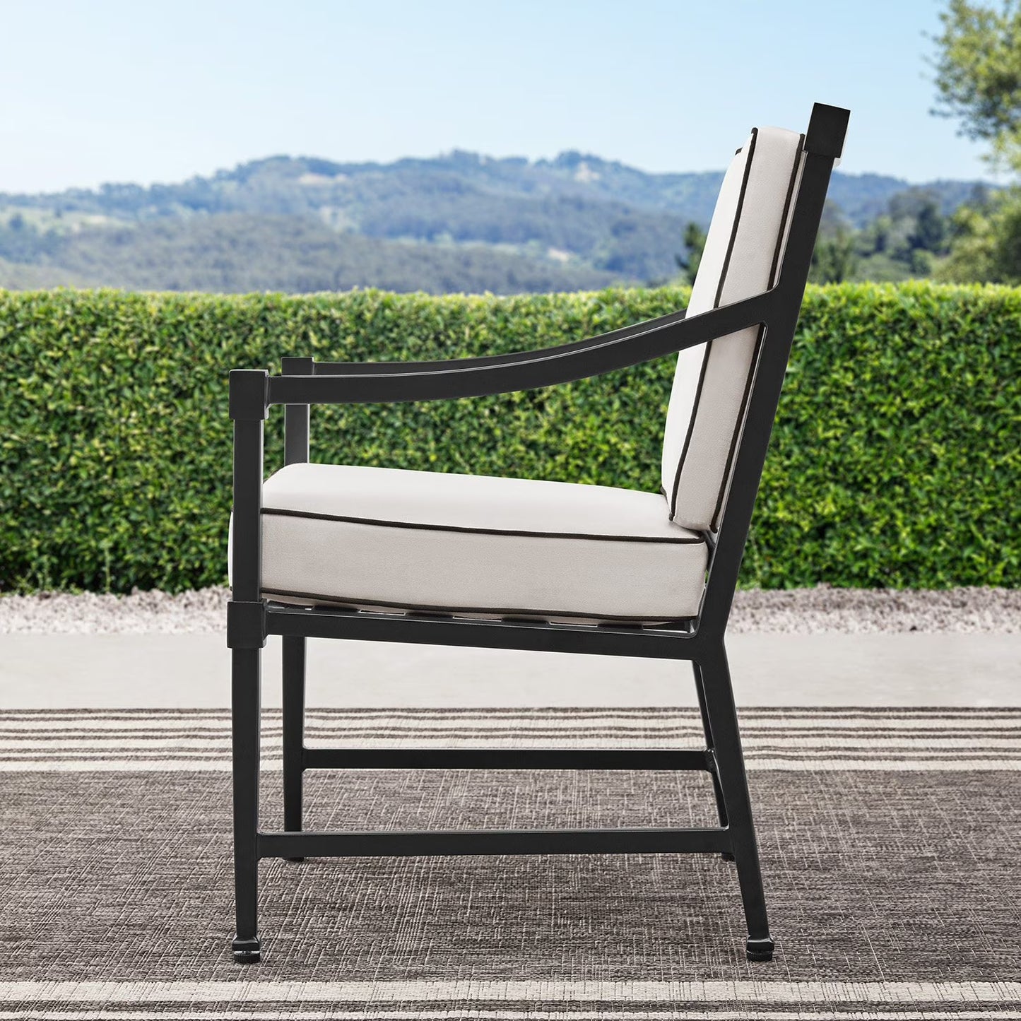 Sheffield Dining Set with Sunbrella Fabric, 7pc