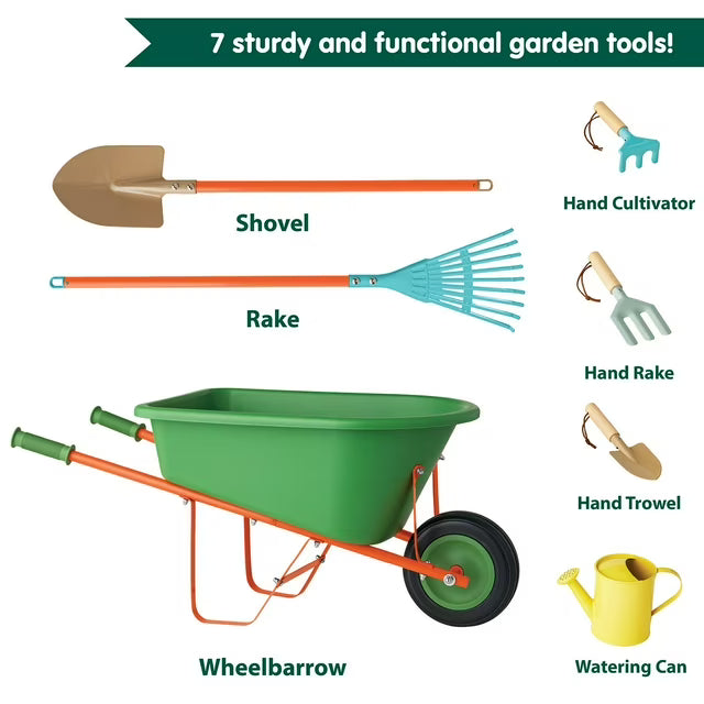 Wheelbarrow Gardening Playset