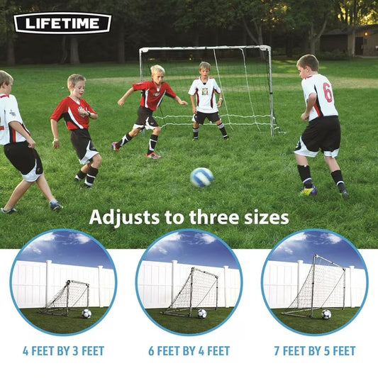 Adjustable Size Portable Soccer Goal