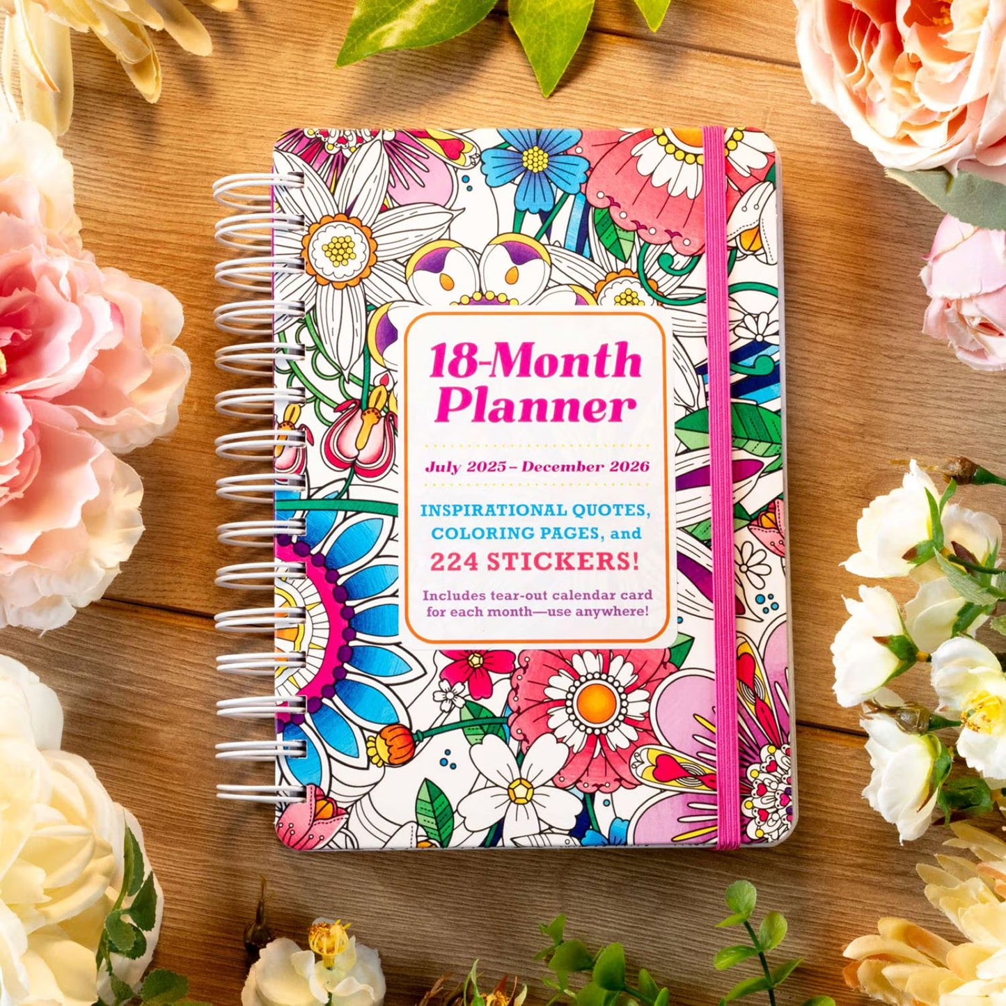 18-Month 2026 Coloring Planner
