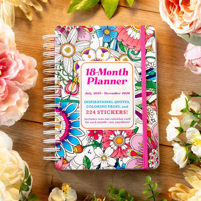 18-Month 2026 Coloring Planner