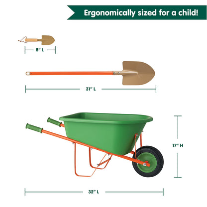 Wheelbarrow Gardening Playset