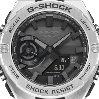 G-Shock Solar Powered Mobile Link G-Steel Bracelet Watch, 47mm