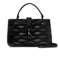 Edie Top Handle Satchel with Diamond Quilt