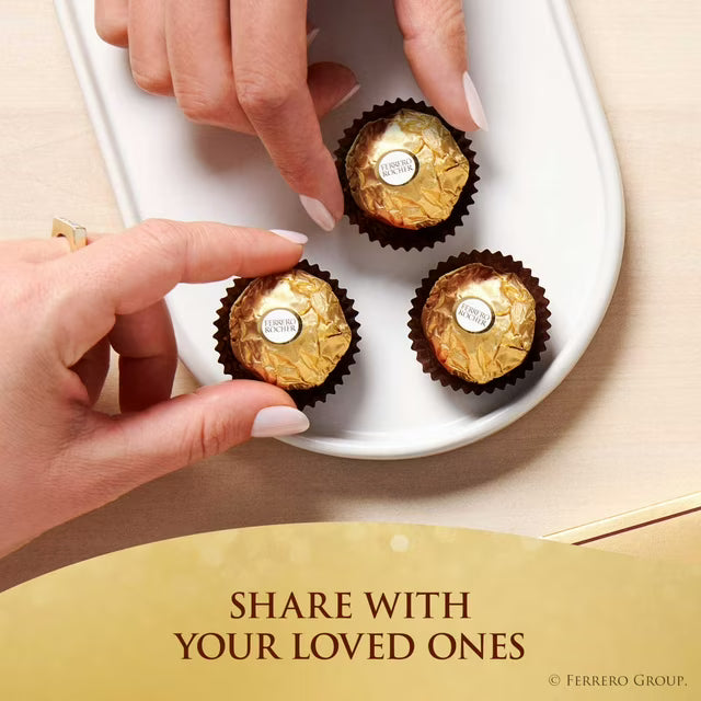 Ferrero Rocher Premium Milk Chocolate Hazelnut, 48 ct.