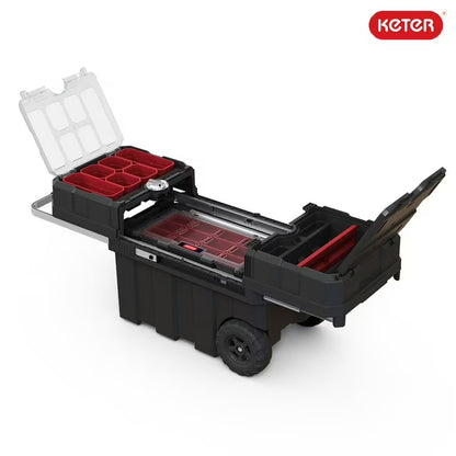 Rolling ToolBox with 18in Cantilever Organizer