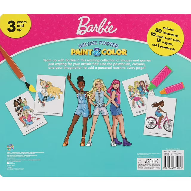 Deluxe Poster Paint & Color: Barbie, Mixed Media