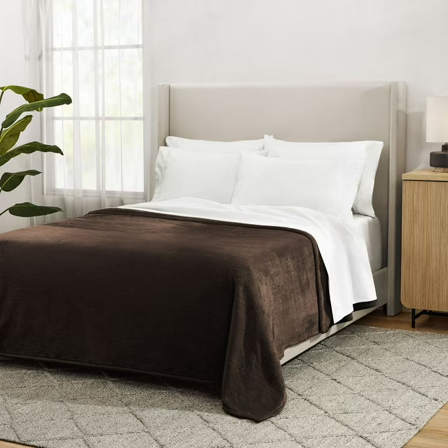 Herringbone Velvet Plush Blanket