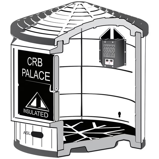 Central Heater for Dog Palace and CRB Palace Dog Houses
