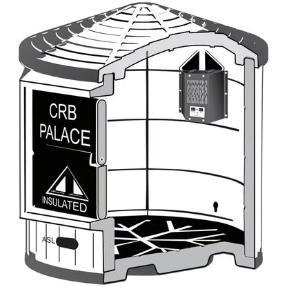 Central Heater for Dog Palace and CRB Palace Dog Houses