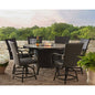 Fire Dining Set, 7pc - Heritage Round Balcony