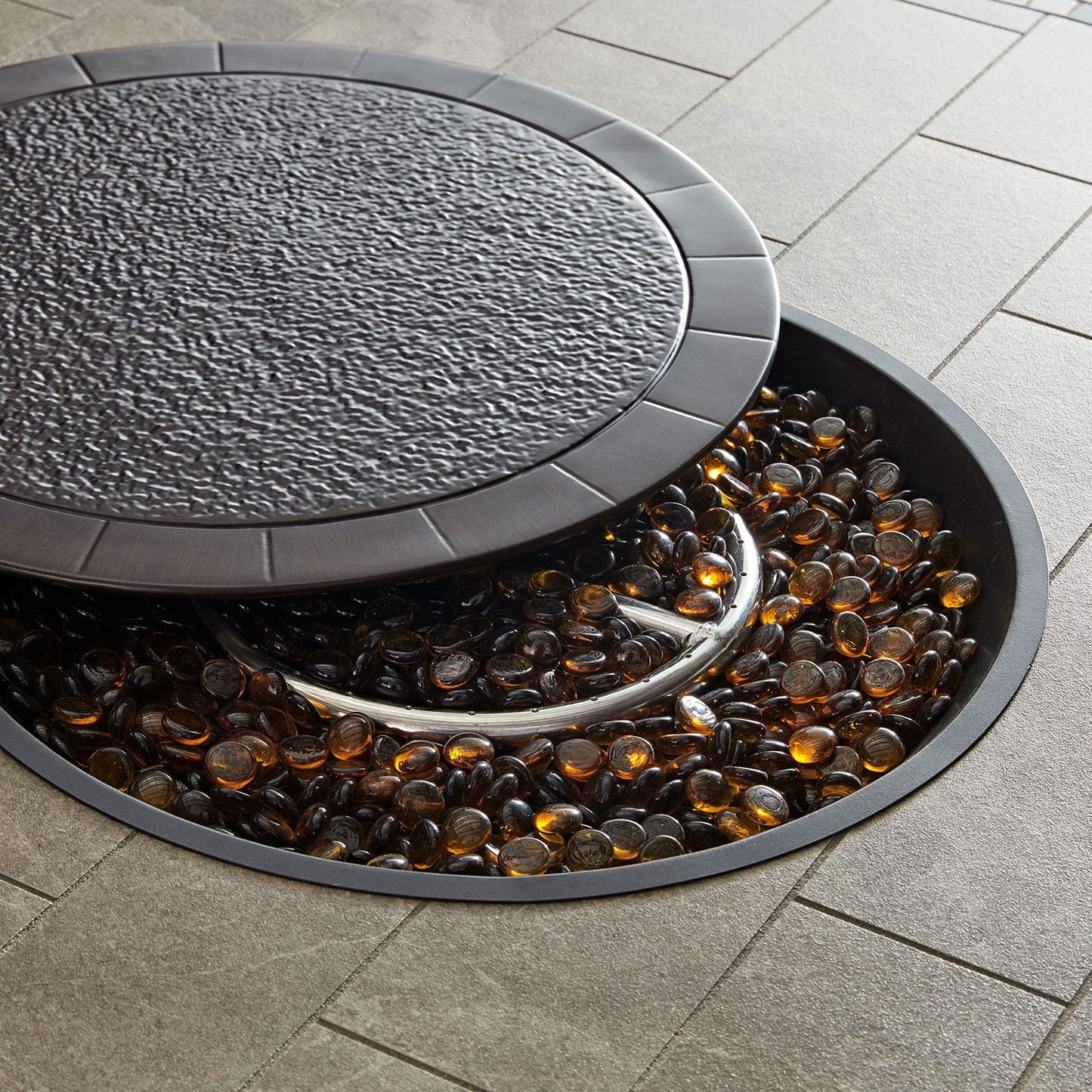Fire Dining Set, 7pc - Heritage Round Balcony
